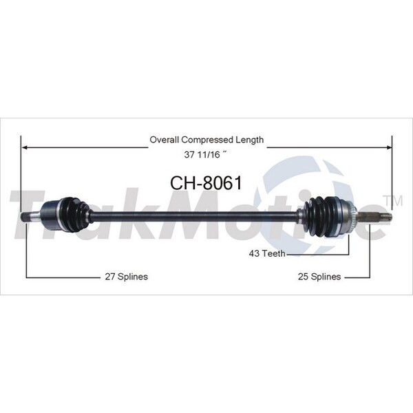Surtrack Axle Cv Axle Shaft, Ch-8061 CH-8061 - main